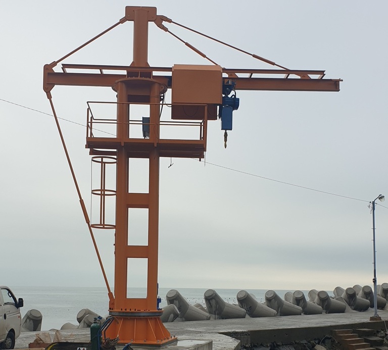 [**도]10TON 다목적 인양기(JIB CRANE) 제작 설치